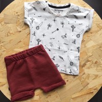 thumb-nOeser Tom T-shirt Symbolen Wit-3