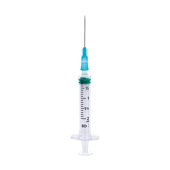 BD syringe/needle 23G 0,6 x 25 mm 3piece sc/im/iv