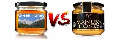 griekse honing vs manuka honing