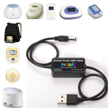 Borstkolf zonder accu? BBMilkit USB kabel is dé oplossing om toch mobiel te zijn.