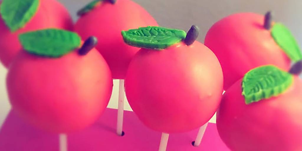 Zitrus-Apfel Cake-Pops