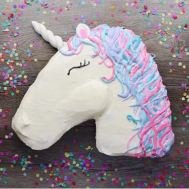 Einhornkuchen für den nächsten Geburtstag