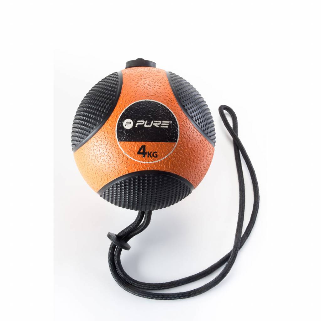 Pure2Improve Medicine Ball met touw online bij Disporta Disporta Eerstelijn B.V.