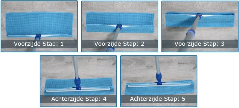 Microvezel mop dweil schone werkvlakken