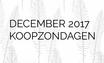 December Koopzondagen 2017