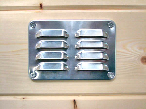 Ventilatierooster blokhut