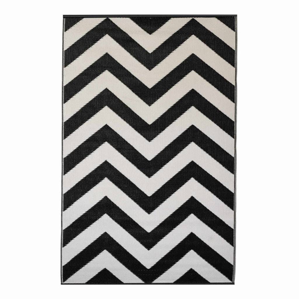 Recycled Black White Chevron Rug Laguna Bersama - recycled black white chevron rug laguna bersama -