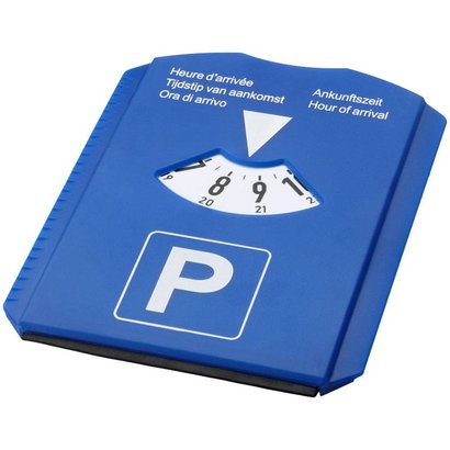5 in 1 parkeerschijf, blauw