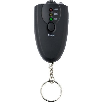Alcoholtester aan sleutelhanger
