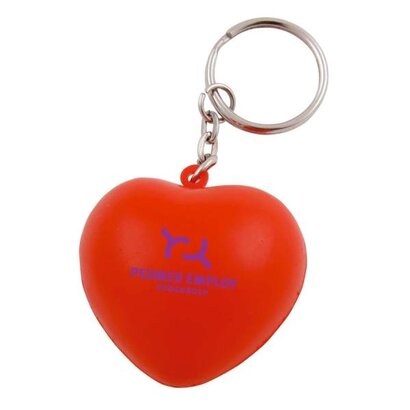 Anti-stress met sleutelhanger Hart