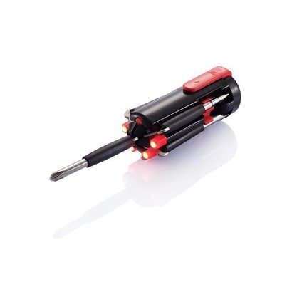 6 in 1 schroevendraaier set, zwart