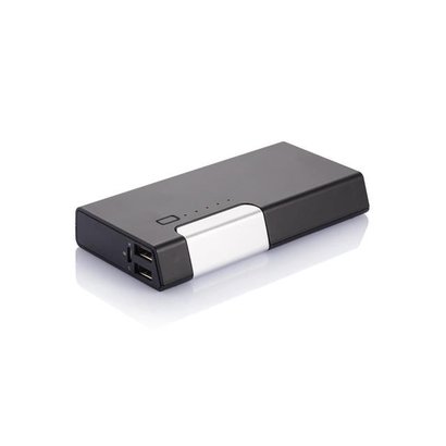 7.500 mAh powerbank met standaard, zwart