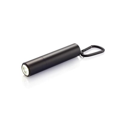 2200 mAh powerbank en zaklamp, zwart