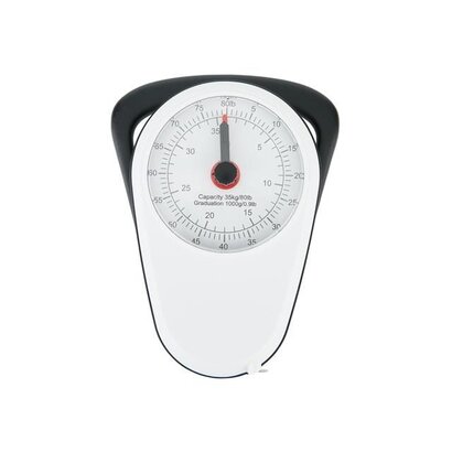 Analoge bagageweger, wit