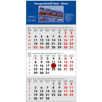 3 maand kalender