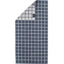 Cawö Cawo handdoek 959 campus 50x100  Nachtblau