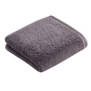Vossen Vossen handdoek Vegan Life dunkelgrau 50x100