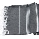 Hamamdoek 100%katoen 100x180cm Antraciet