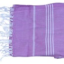 Hamamdoek 100%katoen 100x180cm Paars