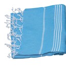 Hamamdoek 100%katoen 100x180cm Aqua