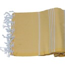 Hamamdoek 100%katoen 100x180cm Geel