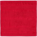 Cawö Cawö Noblesse2 Uni Gezichtsdoekje 30x30 Rood