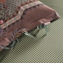 Pip Studio Pip Studio Suki  topper fitted sheet 140x200 cm Pocket depth: 25 Olijfgroen