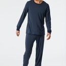 Schiesser Schiesser Pyjama Long dark blue 178114 52/L
