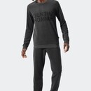 Schiesser Schiesser Pyjama Long dark grey mel. 178037 54/XL