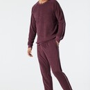 Schiesser Schiesser Pyjama Long wine red 178036 56/XXL