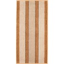 Cawö Cawo Delight Streifen Handdoek 50x100 caramel