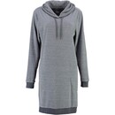 Cawö Cawö Dames Lange Hoodie 818 Anthrazit  S