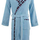 Carl Ross Carl Ross Badjas Heren met Capuchon 307310 light blue/night blue 60/62