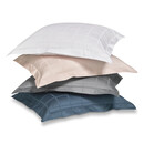 Vandyck Vandyck Home 78 Check 300Tc Dekbedovertrek coolgrey 1-persoons (140x200/220)