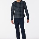 Schiesser Schiesser Pyjama Long nightblue 180270 52/L