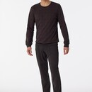 Schiesser Schiesser Pyjama long anthracite 180270 60/4XL