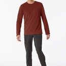 Schiesser Schiesser Pyjama long terre cuite marron 180259 48/S