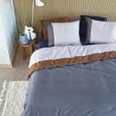 Silvana Silvana housse de couette Alani - Bleu 140x200/220 cm