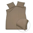 Vandyck Vandyck Pure 66 Housse de Couette en Coton et Chanvre 1 personne (140x200/220) taupe