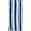 Cawö Cawo Shades Rayures Serviette d'invité 30x50 aqua