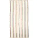 Cawö Cawo Shades Rayures Drap de douche 70x140 sable