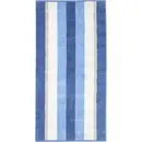 Cawö Cawo Noblesse Stripes Serviette d'invité 30x50 saphir