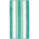 Cawö Cawo Noblesse Stripes Serviette d'invité 30x50 émeraude