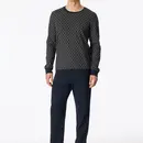 Schiesser Schiesser Pyjama Long nightblue 181172 54/XL