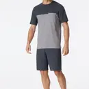 Schiesser Schiesser Pyjama Court anthracite 181167 48/S