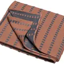 David Fussenegger David Fussenegger plaid Deco 1995 orange/brun 130x200