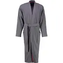 Cawö Cawö 816 Heren kimono badjas - anthrazit-72  50/52