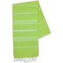 Hamamdoek 100%katoen 100x180cm Limegroen
