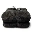 Unique Living Unique Living Teddy plaid 150x200cm dark grey