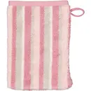 Cawö Cawo Breeze Streifen Washandje 16x22 blush